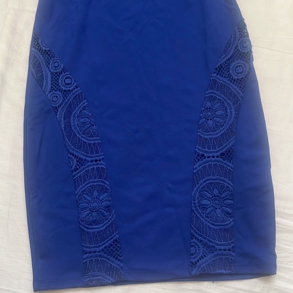 Nwt Revamped Lace Bodycon Dress - Picture 3 of 6